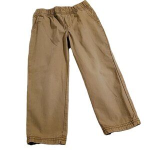 EUC: Boys' Carter's sz 4T Tan Pull-On Chino Pants